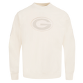 NFL GREEN BAY PACKERS NEUTRAL CHANDAIL À COL ROND EN MOLLETON À ÉPAULES TOMBANTES POUR HOMME (COQUILLE D'ŒUF)