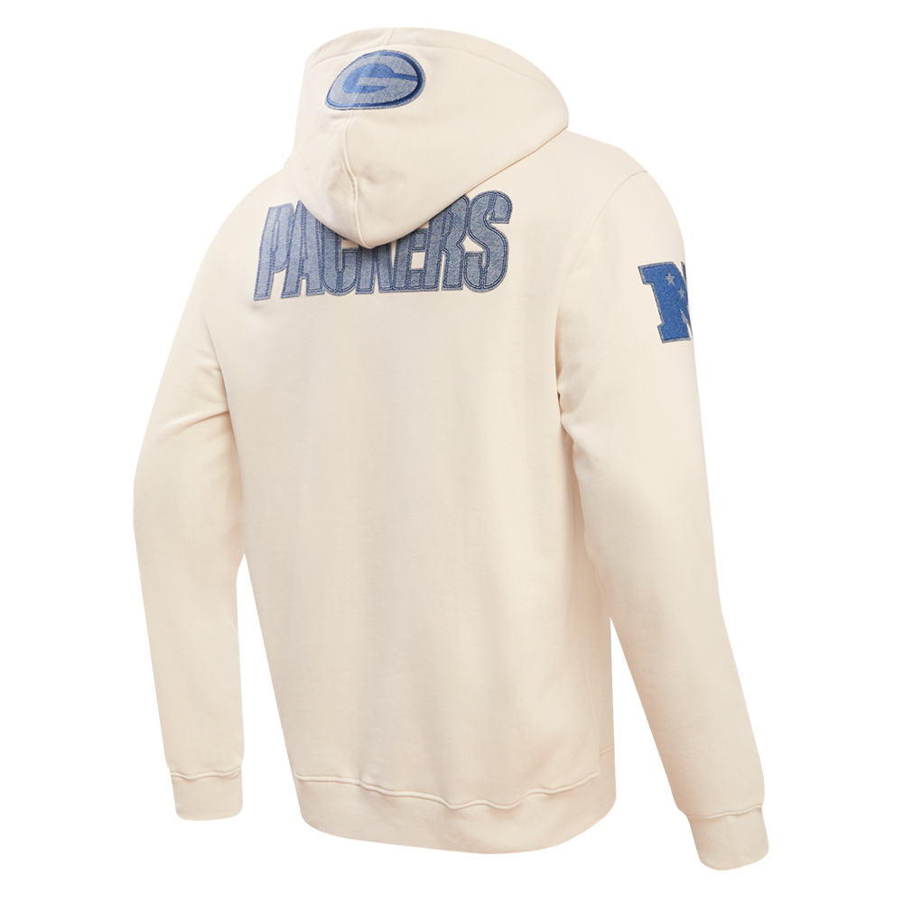 NFL GREEN BAY PACKERS VARSITY BLUES PO HOODIE (LINEN)