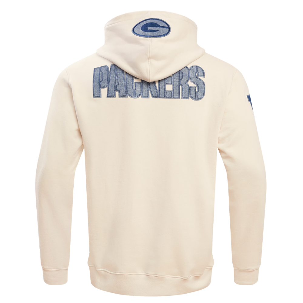 NFL GREEN BAY PACKERS VARSITY BLUES PO HOODIE (LINEN)