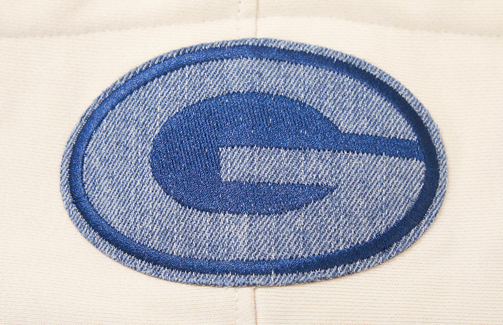 NFL GREEN BAY PACKERS VARSITY BLUES PO HOODIE (LINEN)