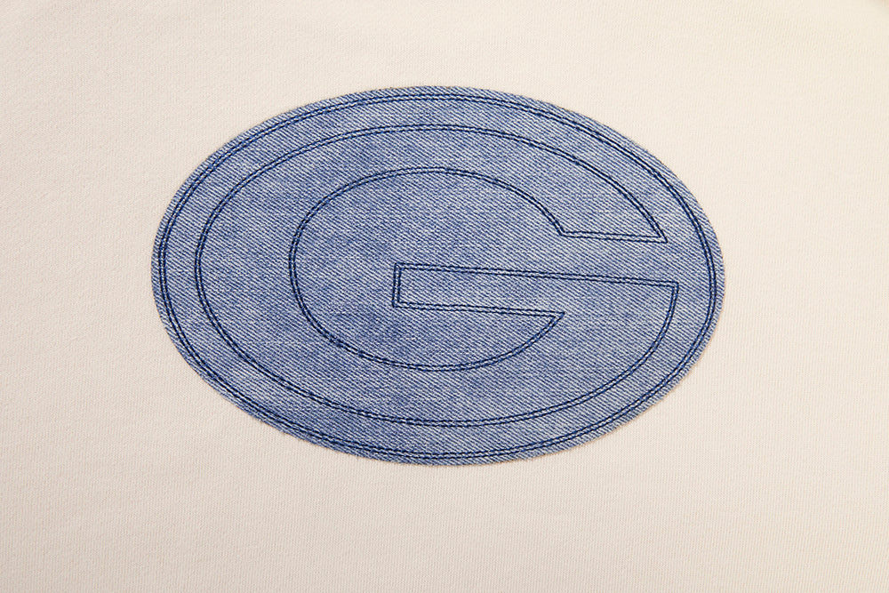 NFL GREEN BAY PACKERS VARSITY BLUES PO HOODIE (LINEN)