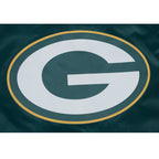 NFL GREEN BAY PACKERS SCRIPT TAIL MEN'S SATIN JACKET (FOREST GREEN)