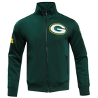 NFL GREEN BAY PACKERS  CLASSIC MEN'S DK TRACK JACKET (FOREST GREEN)