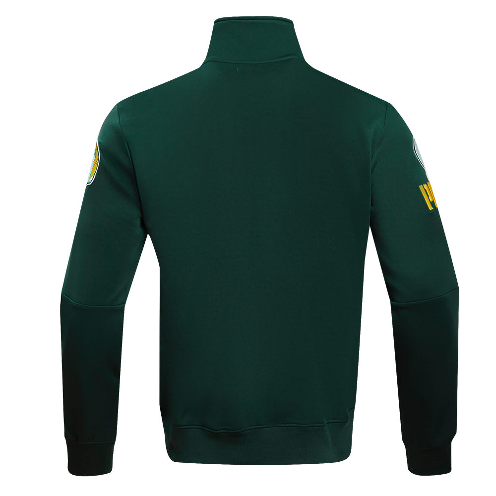 NFL GREEN BAY PACKERS  CLASSIC MEN'S DK TRACK JACKET (FOREST GREEN)