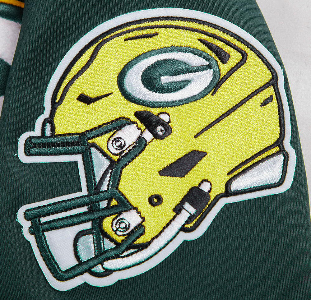 NFL GREEN BAY PACKERS  CLASSIC MEN'S DK TRACK JACKET (FOREST GREEN)
