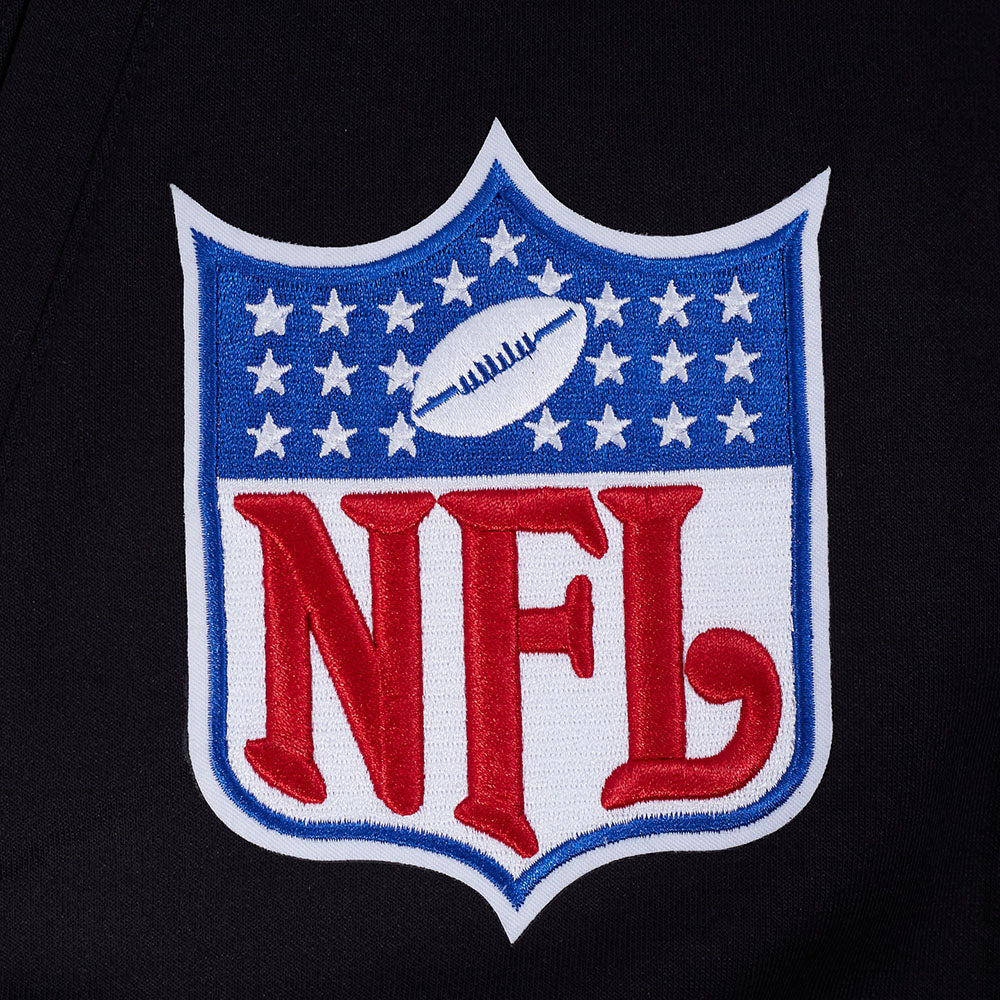 NFL GREEN BAY PACKERS BLOUSON RÉTRO PRO GAME DAY (NOIR/ARGENT/BLANC)