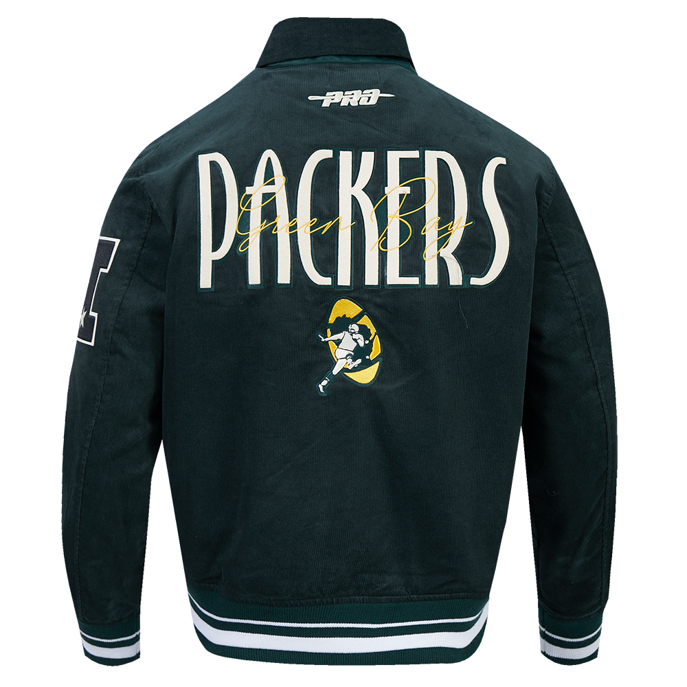 NFL GREEN BAY PACKERS ORIGINAL PLAYERS BLOUSON POUR HOMME (VERT FORÊT)