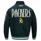 NFL GREEN BAY PACKERS ORIGINAL PLAYERS BLOUSON POUR HOMME (VERT FORÊT)