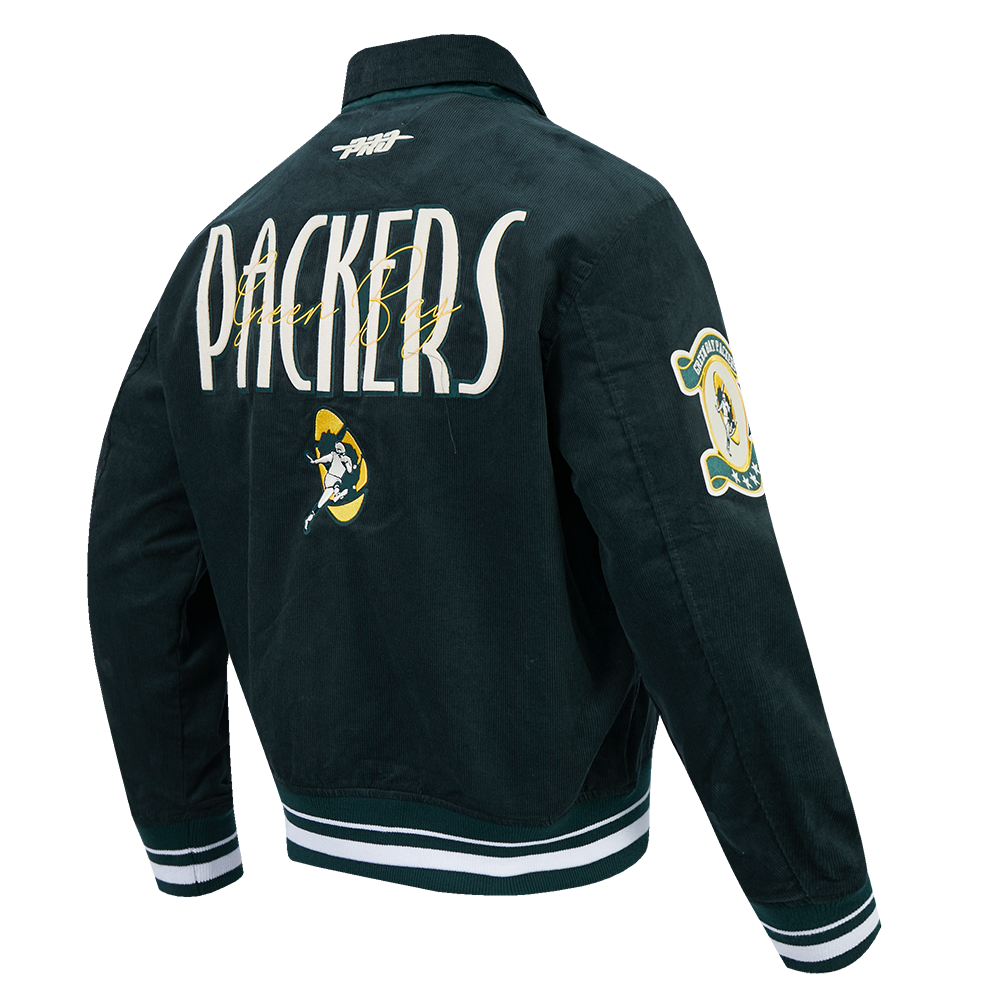 NFL GREEN BAY PACKERS ORIGINAL PLAYERS BLOUSON POUR HOMME (VERT FORÊT)