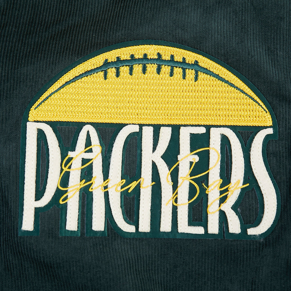 NFL GREEN BAY PACKERS ORIGINAL PLAYERS BLOUSON POUR HOMME (VERT FORÊT)