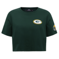 NFL GREEN BAY PACKERS  CLASSIC SINGLE JERSEY BOXY TEE (FOREST GREEN)