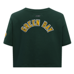 NFL GREEN BAY PACKERS  CLASSIC SINGLE JERSEY BOXY TEE (FOREST GREEN)