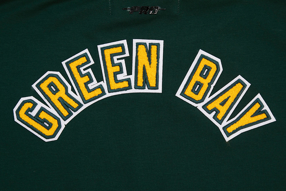 NFL GREEN BAY PACKERS  CLASSIC SINGLE JERSEY BOXY TEE (FOREST GREEN)