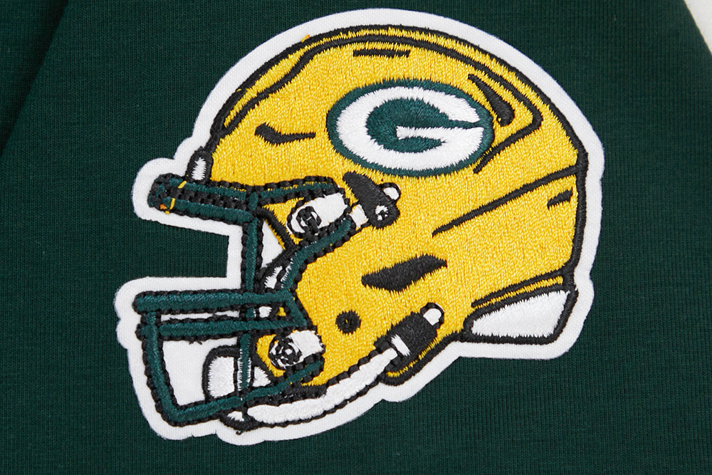 NFL GREEN BAY PACKERS  CLASSIC SINGLE JERSEY BOXY TEE (FOREST GREEN)