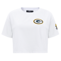 NFL GREEN BAY PACKERS  CLASSIC SINGLE JERSEY BOXY TEE (WHITE)