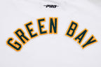 NFL GREEN BAY PACKERS  CLASSIC SINGLE JERSEY BOXY TEE (WHITE)