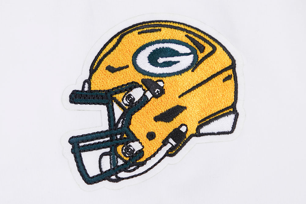 NFL GREEN BAY PACKERS  CLASSIC SINGLE JERSEY BOXY TEE (WHITE)