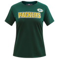 NFL GREEN BAY PACKERS CLASSIC T-SHIRT AJUSTÉ EN JERSEY SIMPLE (VERT FORÊT)