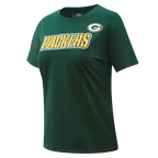 NFL GREEN BAY PACKERS CLASSIC T-SHIRT AJUSTÉ EN JERSEY SIMPLE (VERT FORÊT)