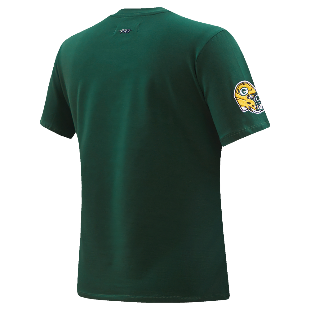 NFL GREEN BAY PACKERS CLASSIC T-SHIRT AJUSTÉ EN JERSEY SIMPLE (VERT FORÊT)