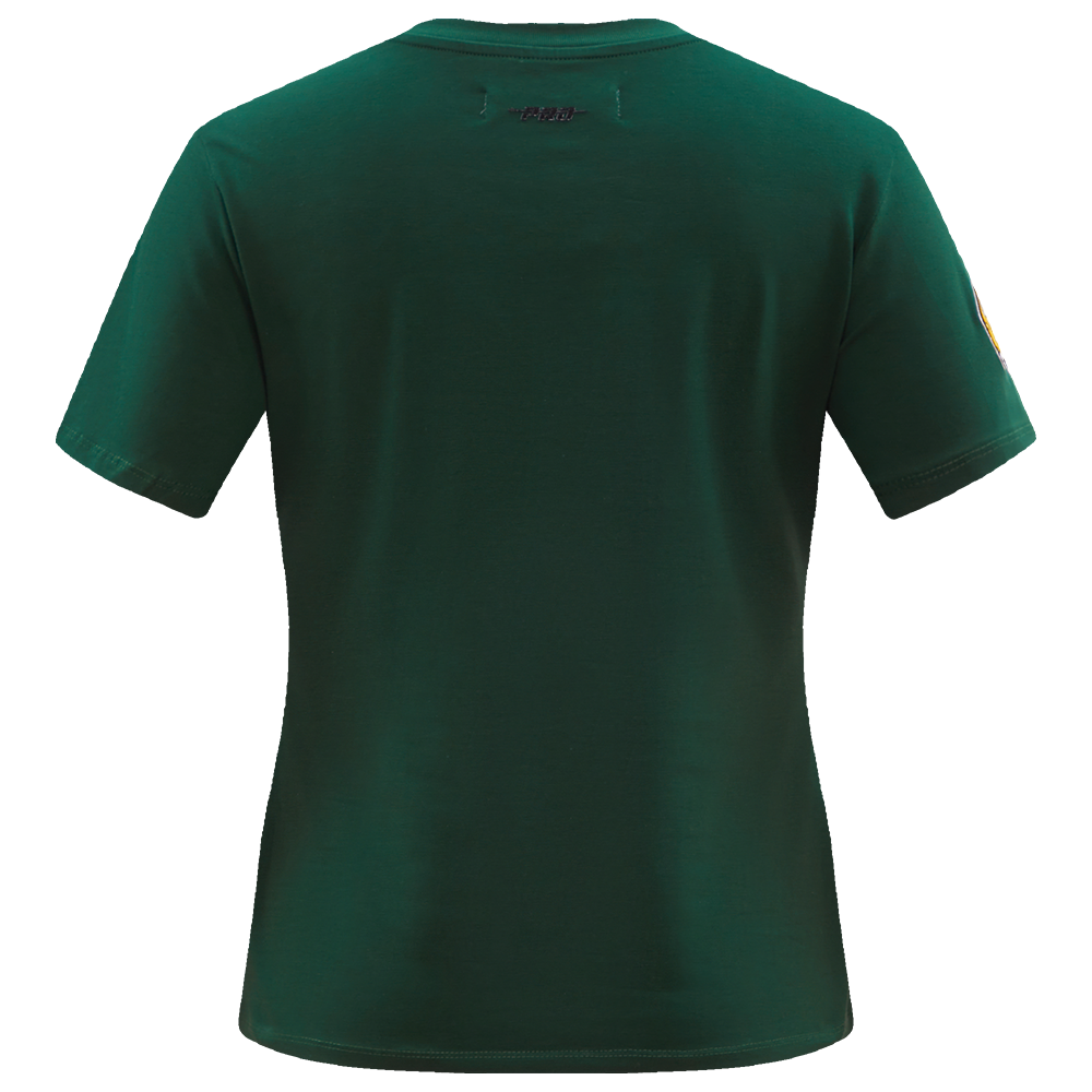 NFL GREEN BAY PACKERS CLASSIC T-SHIRT AJUSTÉ EN JERSEY SIMPLE (VERT FORÊT)
