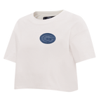 NFL GREEN BAY PACKERS VARSITY BLUES WOMEN'S  SJ BOXY TEE (LINEN)