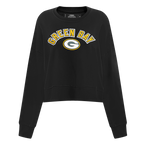 NFL GREEN BAY PACKERS CLASSIC CHANDAIL À COL ROND (NOIR)