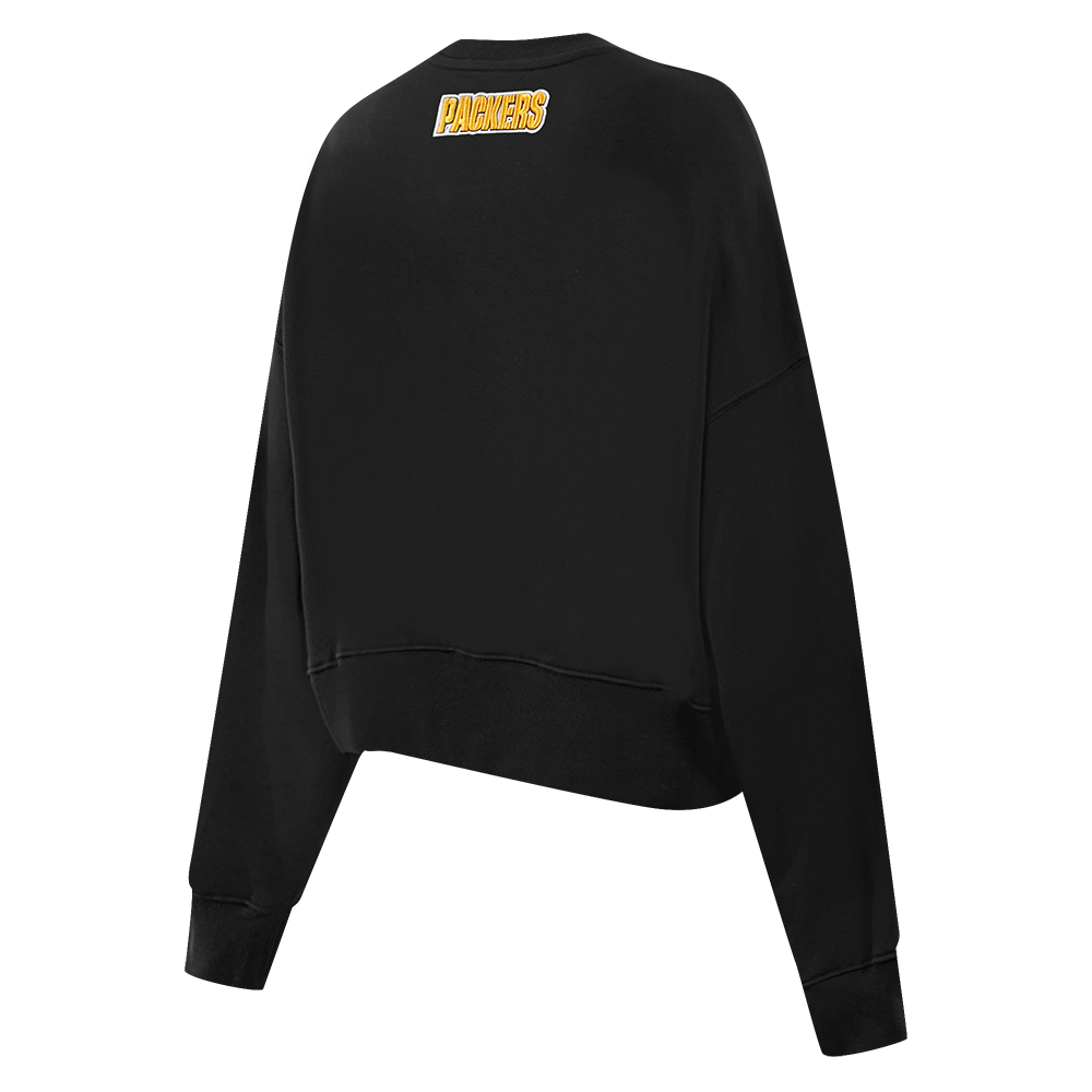 NFL GREEN BAY PACKERS CLASSIC CHANDAIL À COL ROND (NOIR)