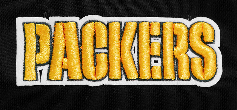 NFL GREEN BAY PACKERS CLASSIC CHANDAIL À COL ROND (NOIR)