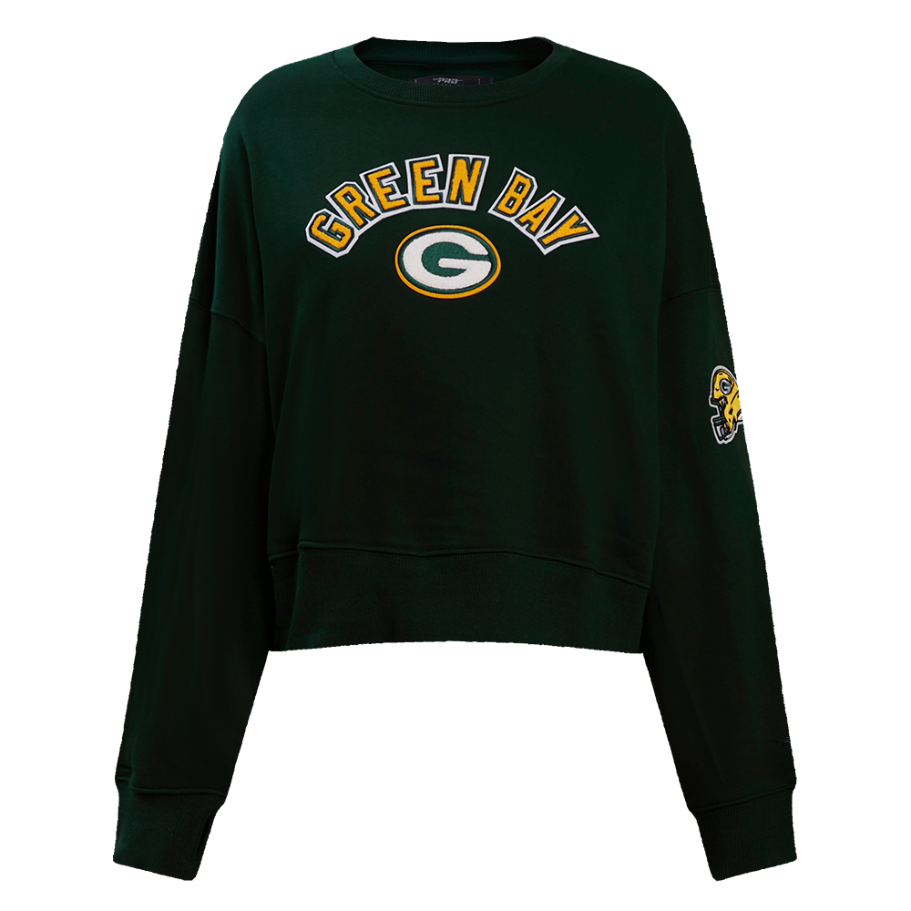 NFL GREEN BAY PACKERS CLASSIC CREWNECK (FOREST GREEN)