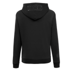 NFL GREEN BAY PACKERS TRIPLE BLACK WOMEN'S FLC PO HOODIE (TRIPLE BLACK WOMEN'S)