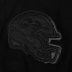 NFL GREEN BAY PACKERS TRIPLE BLACK WOMEN'S FLC PO HOODIE (TRIPLE BLACK WOMEN'S)