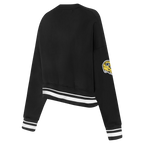 NFL GREEN BAY PACKERS CHANDAIL À COL ROND MASHUP CÔTELÉ POUR FEMME (NOIR)