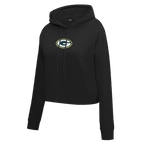 NFL GREEN BAY PACKERS CLASSIC CHANDAIL À CAPUCHON COURT EN MOLLETON POUR FEMME (NOIR)