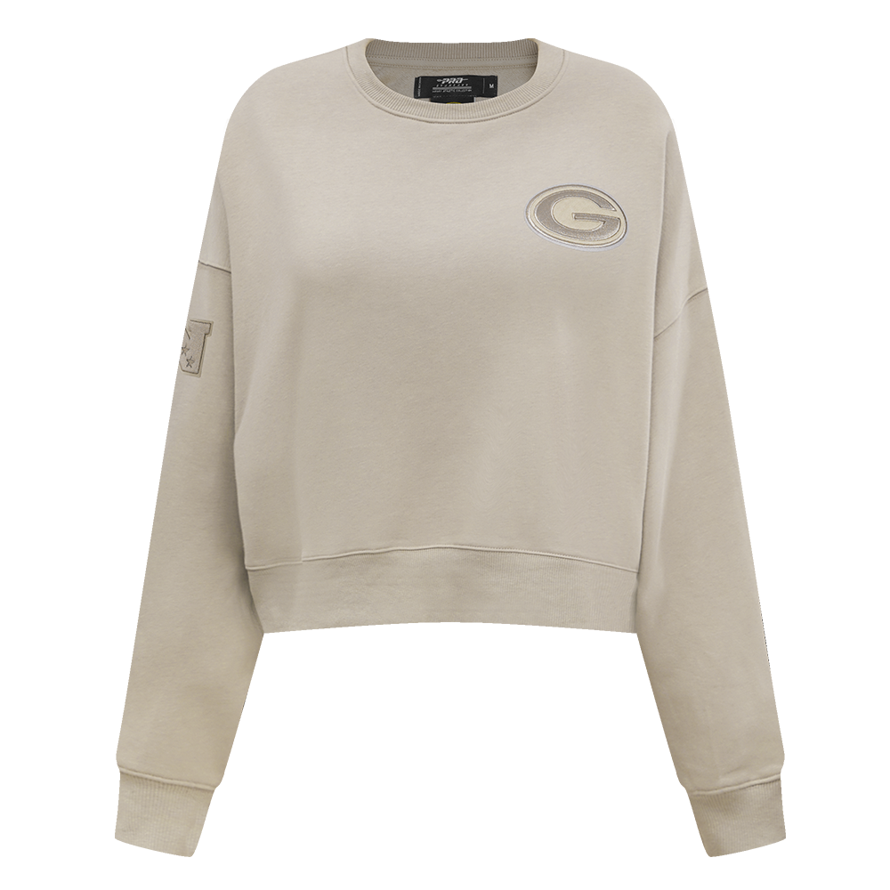 NFL GREEN BAY PACKERS NEUTRAL CHANDAIL À COL ROND POUR FEMME (TAUPE)