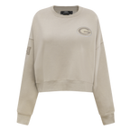 NFL GREEN BAY PACKERS NEUTRAL CHANDAIL À COL ROND POUR FEMME (TAUPE)