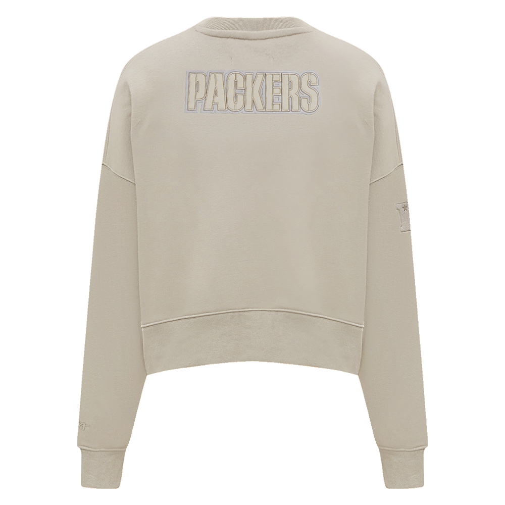 NFL GREEN BAY PACKERS NEUTRAL CHANDAIL À COL ROND POUR FEMME (TAUPE)