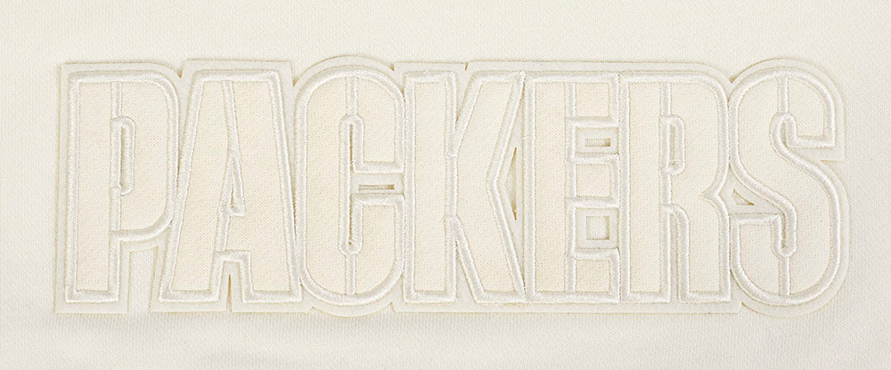 NFL GREEN BAY PACKERS NEUTRAL CHANDAIL À CAPUCHON COURT POUR FEMME (COQUILLE D'ŒUF)