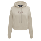 NFL GREEN BAY PACKERS NEUTRAL CHANDAIL À CAPUCHON COURT POUR FEMME (TAUPE)