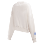 NFL GREEN BAY PACKERS VARSITY BLUES WOMEN'S  FLC CREWNECK (LINEN)