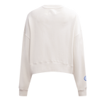 NFL GREEN BAY PACKERS VARSITY BLUES WOMEN'S  FLC CREWNECK (LINEN)