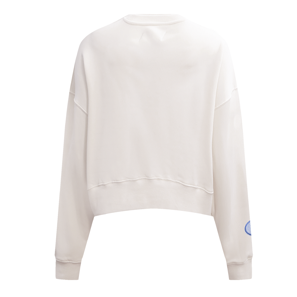 NFL GREEN BAY PACKERS VARSITY BLUES WOMEN'S  FLC CREWNECK (LINEN)
