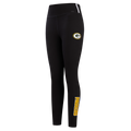 NFL GREEN BAY PACKERS  CLASSIC WOMEN'S JERSEY LEGGING (BLACK)