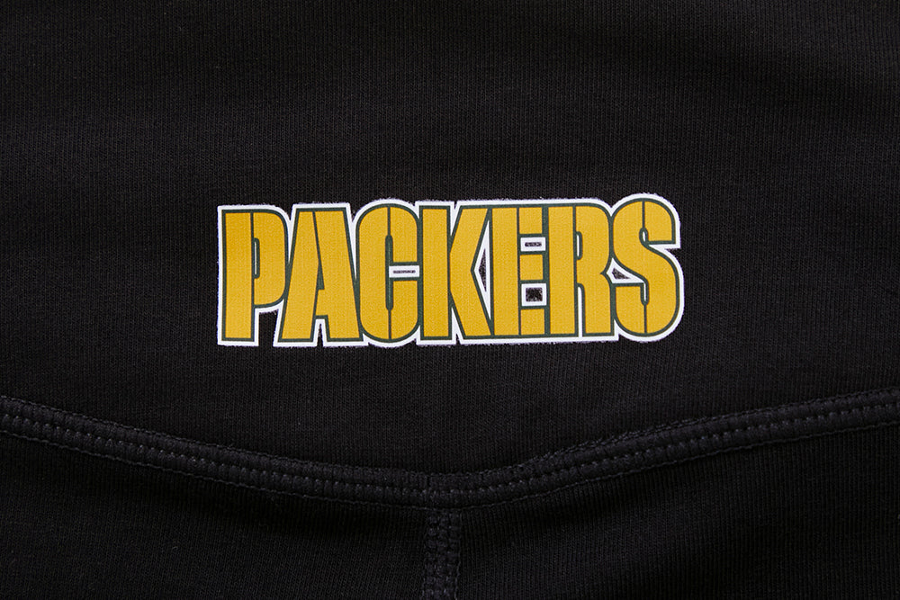 NFL GREEN BAY PACKERS  CLASSIC WOMEN'S JERSEY LEGGING (BLACK)