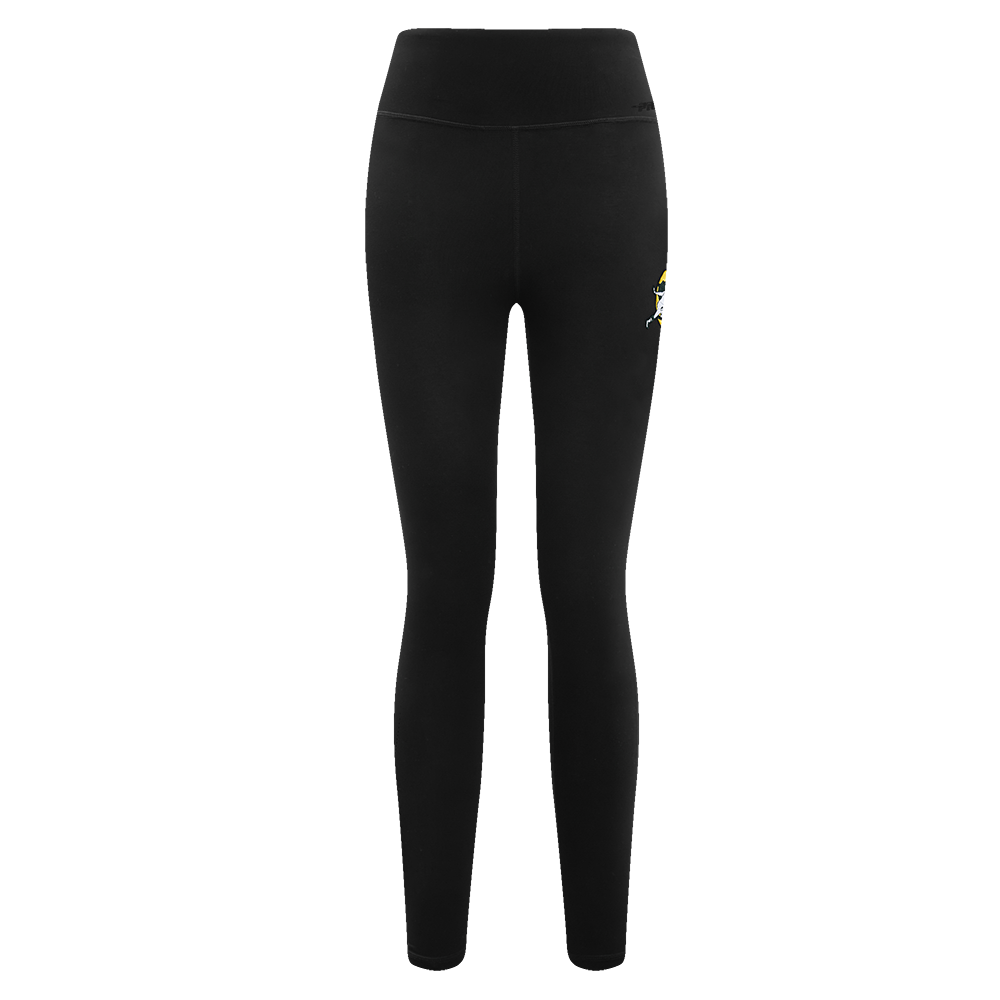 NFL GREEN BAY PACKERS RETRO CLASSIC WOMEN'S JERSEY LEGGING (BLACK)