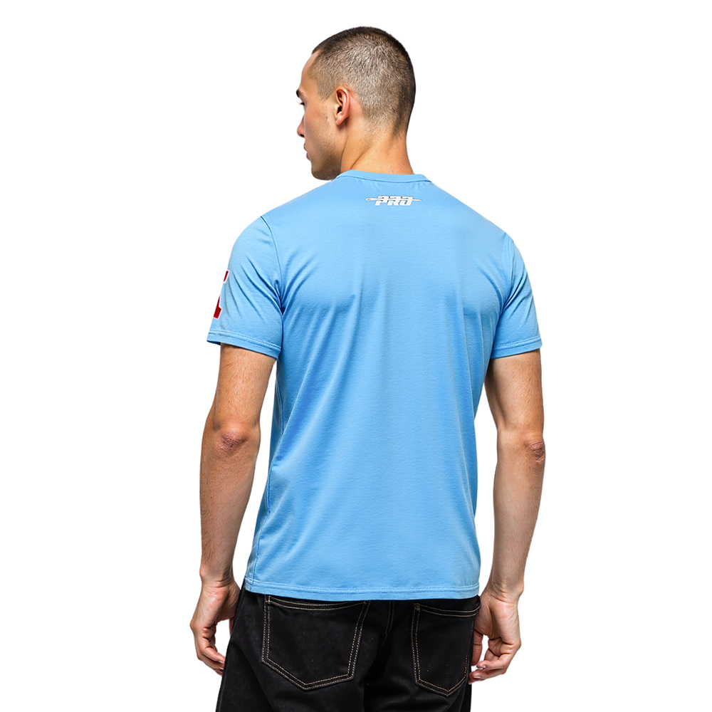 NFL HOUSTON OILERS RETRO CLASSIC T-SHIRT À RAYURES POUR HOMME (BLEU UNIVERSITÉ)