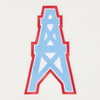 NFL HOUSTON OILERS RETRO CLASSIC MEN'S PULLOVER HOODIE (EGGSHELL/ UNIVERSITY BLUE)