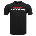 NFL HOUSTON TEXANS CLASSIC CHENILLE T-SHIRT POUR HOMME (NOIR)