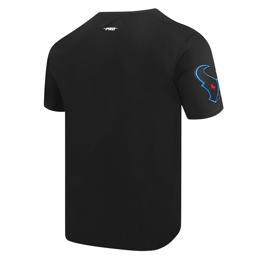 NFL HOUSTON TEXANS CLASSIC CHENILLE T-SHIRT POUR HOMME (NOIR)