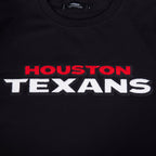 NFL HOUSTON TEXANS CLASSIC CHENILLE T-SHIRT POUR HOMME (NOIR)